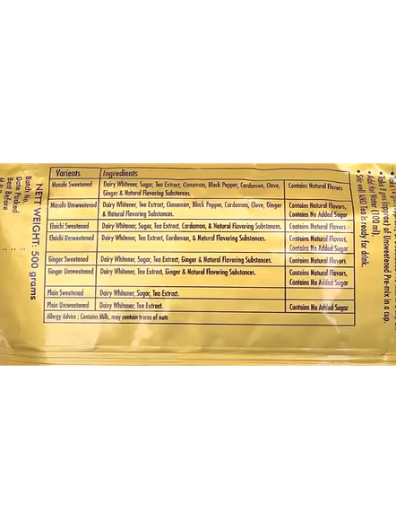 Gee Bees Gold Masala Chai Unsweetene (10 Pcs)-2