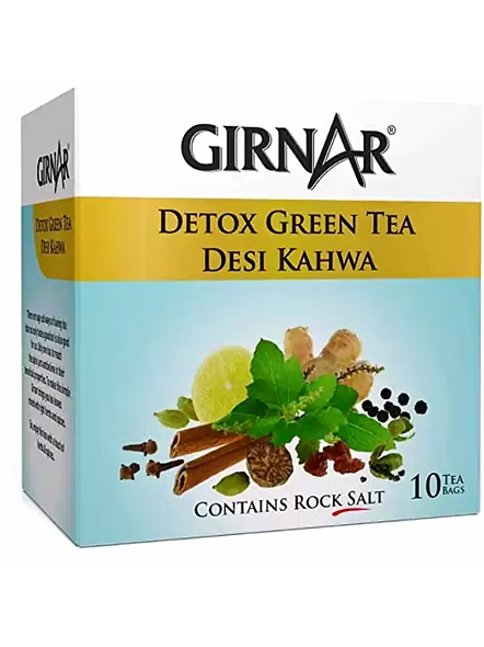 Girnar Deshi Kahwa Green Tea (10 Pcs)-158