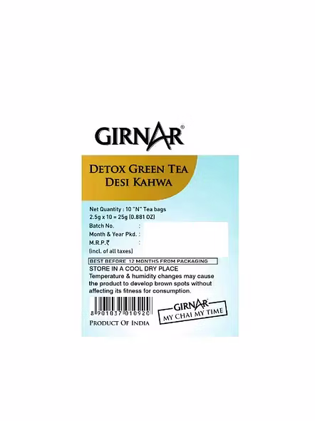 Girnar Deshi Kahwa Green Tea (10 Pcs)-2