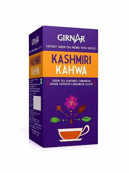 Girnar Kashmiri Kahwa Green Tea Instant Premix (5 Pcs)-162