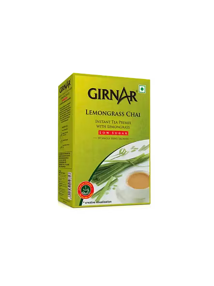 Girnar Lemon Grass Chai Instant Premix (140 G)-1