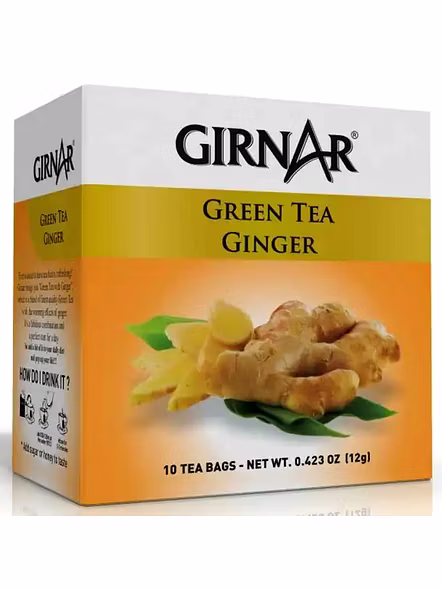 Girnar Low Sugar Ginger Chai Instant Premix (10 Pcs)-165