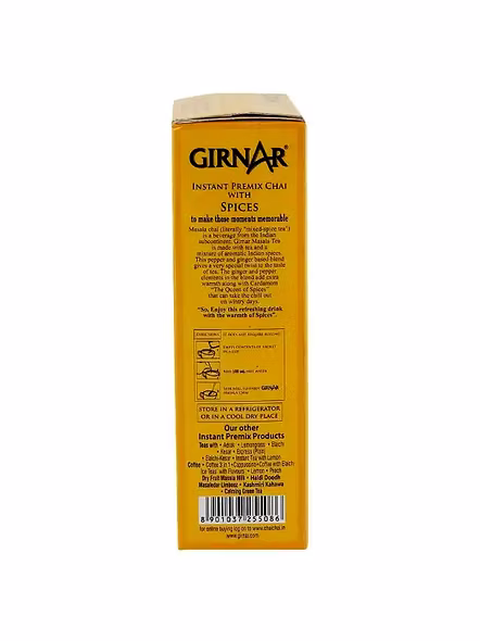 Girnar Low Sugar Masala Chai Instant Premix (10 Pcs)-1
