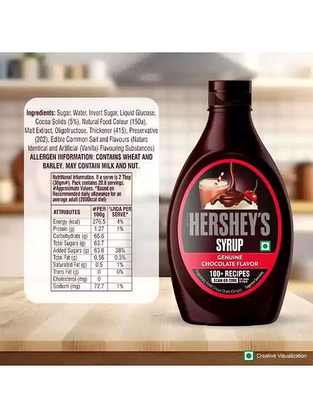 Hersheys Syrup Genuine Chocolate (623 G)-2