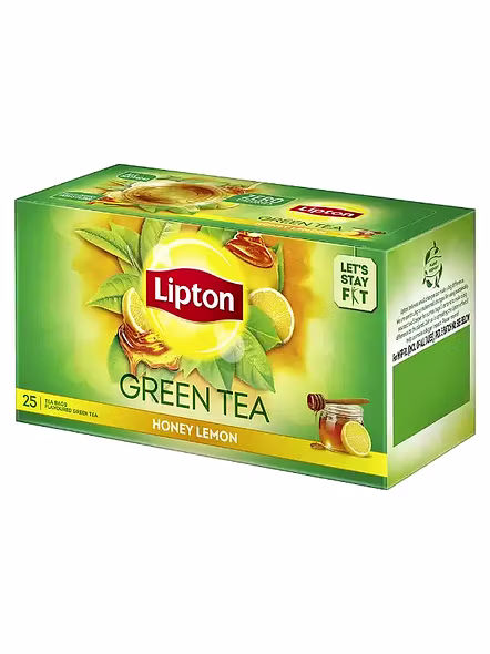 Lipton Green Tea Bags Honey Lemon (25 Pcs)-2