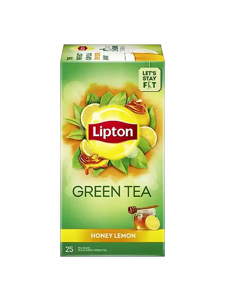 Lipton Green Tea Bags Honey Lemon (25 Pcs)-3