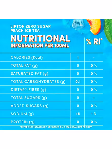 Lipton Ice Tea Peach Sugar Free (320 Ml)-1