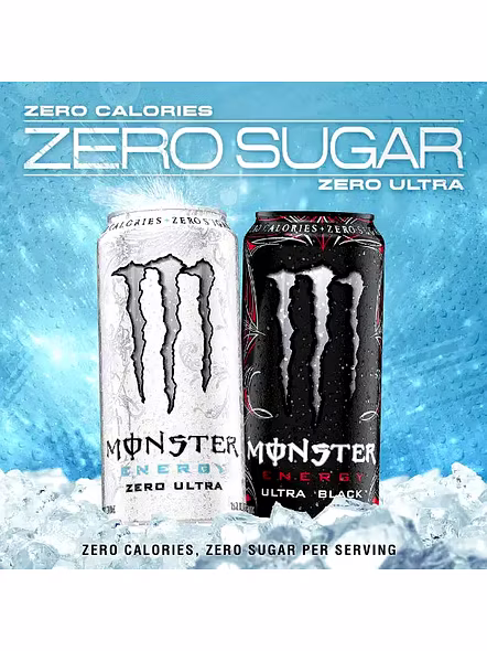 Monster Bltra Black Energy Drinks Sugar Free (473 Ml)-2