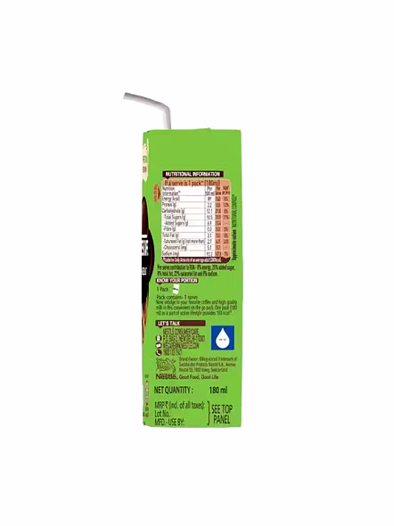 Nescafe Hazelnut Milk Tetra Pack (180 Ml)-1