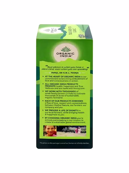 Organic India Tulsi Green Tea Bags (25 Pcs)-2