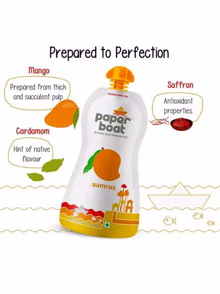 Paper Boat Aam Raas Drink (180 Ml)-249