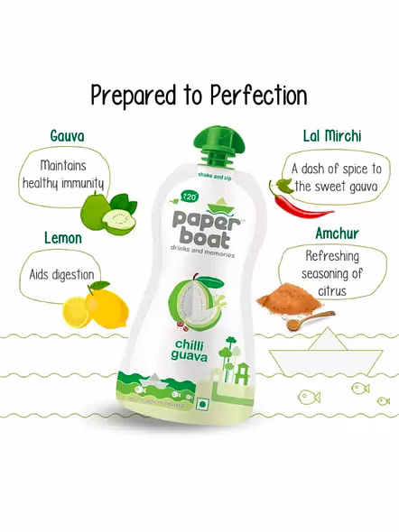 Paper Boat Chilli Guava Drink (180 Ml)-252