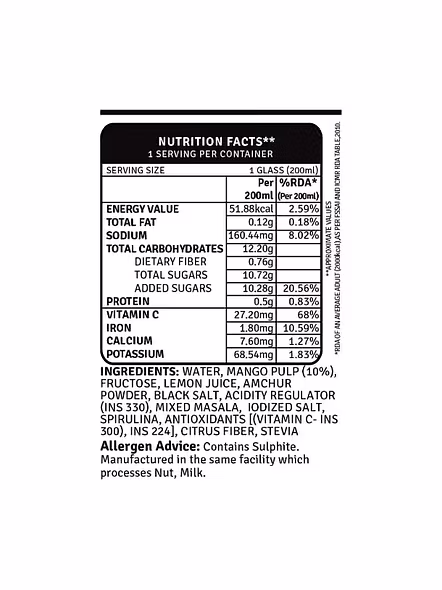 Raw Pressery Aam Panna Drink (200 Ml)-2
