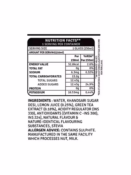Raw Pressery Iced Green Tea Lemon (250 Ml)-2