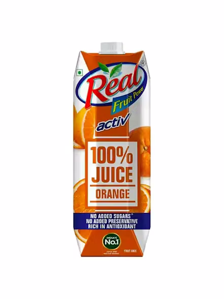 Real Fruit Power Active 100% Orange Juice (1 Lt)-282