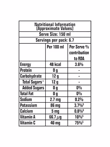 Real Fruit Power Active 100% Orange Juice (1 Lt)-3