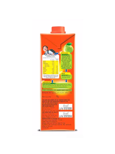 Real Fruit Power Guava Juice (1 Lt)-2