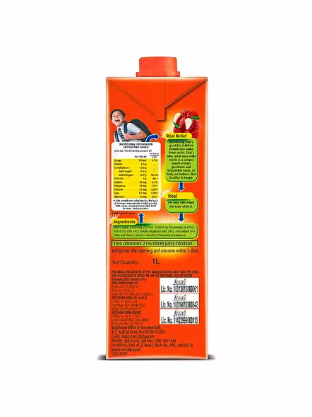 Real Fruit Power Litchi Juice (1 Lt)-1