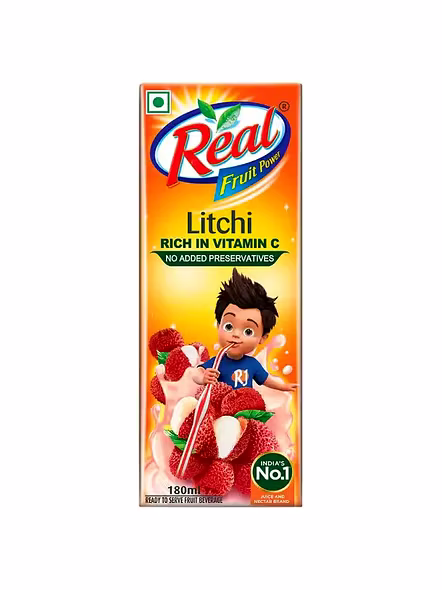 Real Fruit Power Litchi Juice (180 G)-292