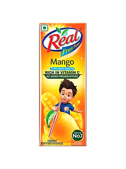 Real Fruit Power Mango Juice (180 Ml)-294