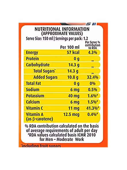 Real Fruit Power Mango Juice (180 Ml)-2