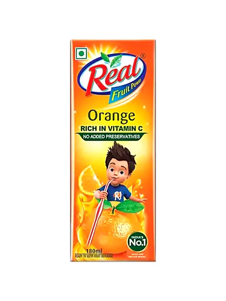 Real Fruit Power Orange Juice (180 Ml)-299
