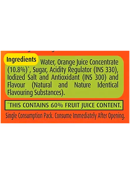Real Fruit Power Orange Juice (180 Ml)-1