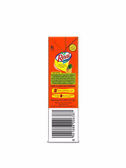 Real Fruit Power Pineapple Juice (180 Ml)-1