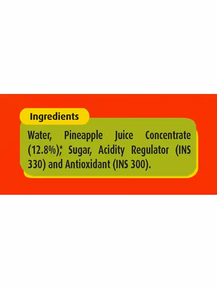Real Fruit Power Pineapple Juice (180 Ml)-3