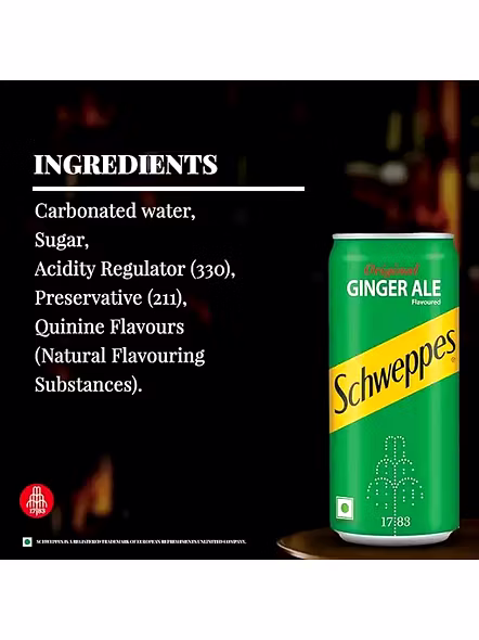 Schweppes Ginger Ale Can (300 Ml)-1