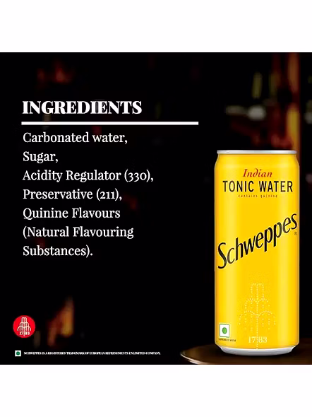 Schweppes Tonic Water Indian Can (300 Ml)-2