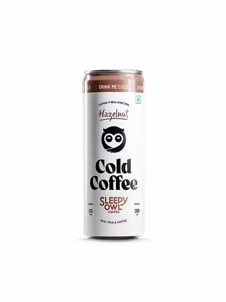 Sleepy Owl Cold Coffee Hazelnut (200 Ml)-313