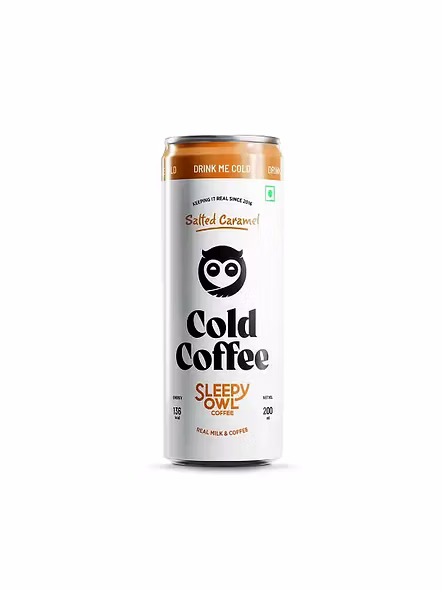 Sleepy Owl Cold Coffee Salted Caramel (200 Ml)-314