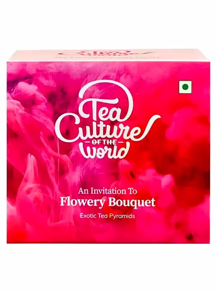 Tea Culture Flower Bouquet Tea Bags (20 Pcs)-344