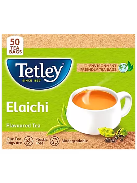 Tetley Tea Bag Elaichi (50 Pcs)-345