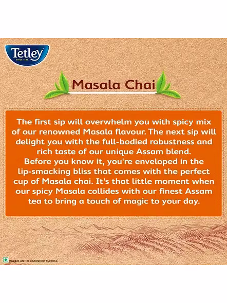 Tetley Tea Bag Masala (50 Pcs)-1
