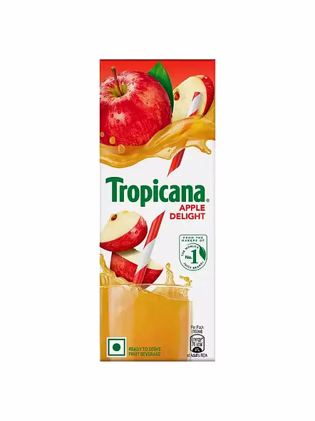 Tropicana Apple Delight Fruit Juice (180 Ml)-355