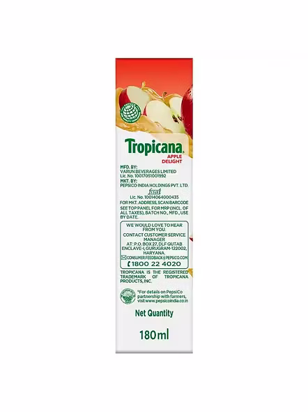 Tropicana Apple Delight Fruit Juice (180 Ml)-2