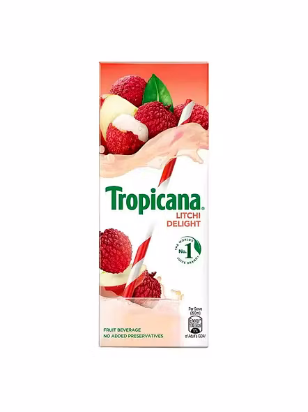 Tropicana Lychee Fruit Juice (200 Ml)-359
