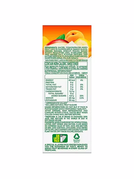 Tropicana Mix Fruit Juice (180 Ml)-2