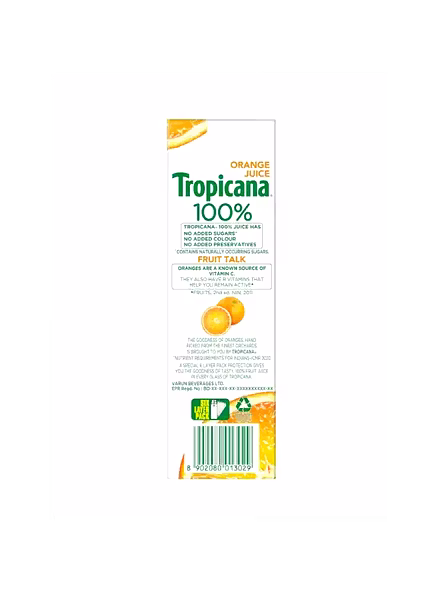 Tropicana Orange 100% Fruit Juice (1 Lt)-2