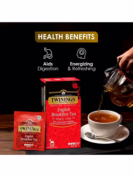 Twining English Breakfast Tea Bag (25 Pcs)-1