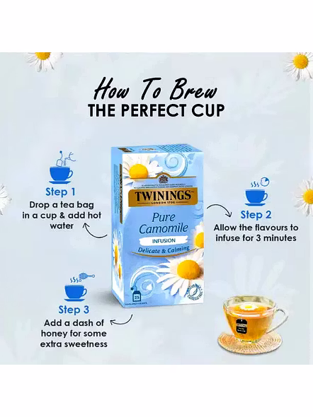 Twining Green Tea Pure Camomile (25 Pcs)-2