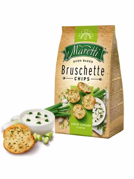 Maretti Oven Baked Sour Cream N Onion Chips (70 G)-403