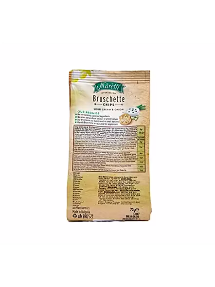 Maretti Oven Baked Sour Cream N Onion Chips (70 G)-1