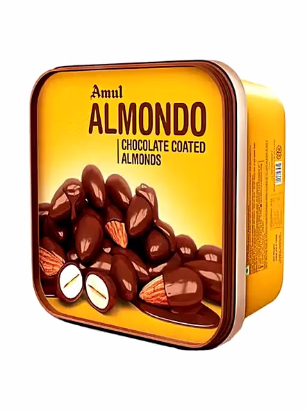 Amul Chocolate Coated Almond (200 G)-418