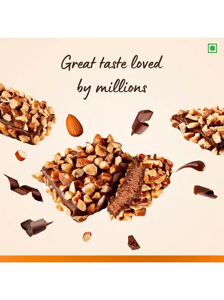 Brownie Brittle Almond White Single Box (1 Nos)-1