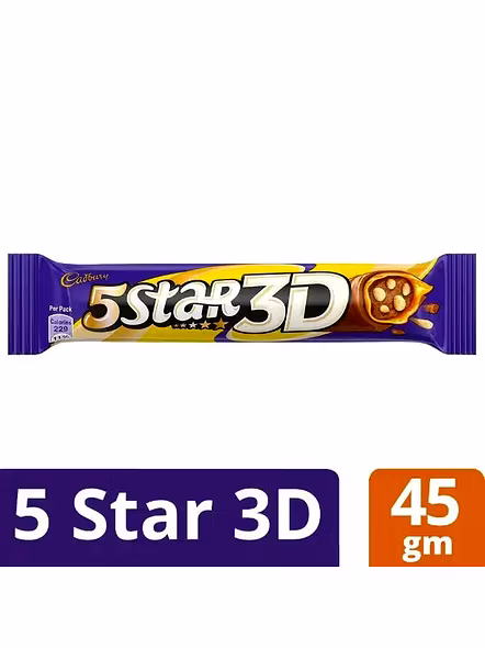 Cadbury 5 Star 3D Crunchy (45 G)-432