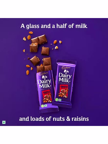 Cadbury Dairy Milk Fruit Nut (80 G)-1