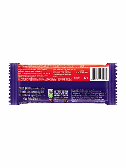 Cadbury Dairy Milk Fruit Nut (80 G)-2